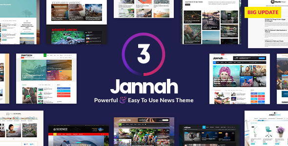 Jannah News 3.2.0 скачать тему бесплатно дял вордпресс